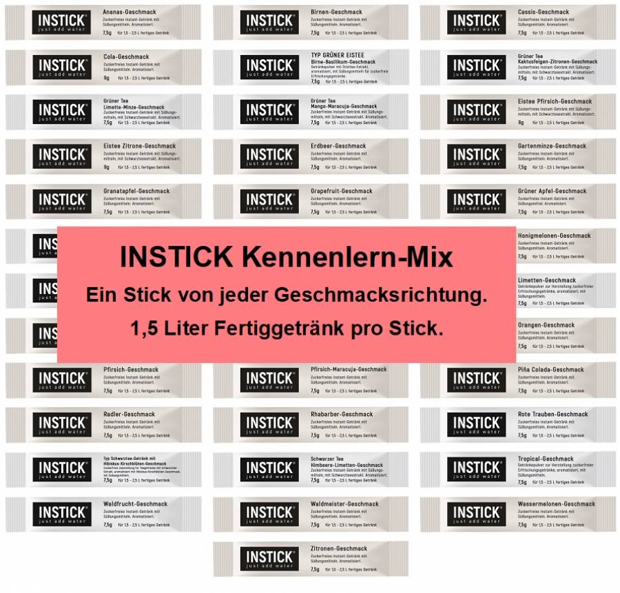 INSTICK Kennenlern-Mix (37 x 1,5 L)