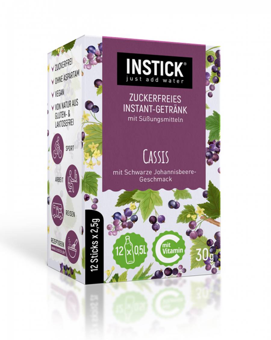 INSTICK Cassis für 12 x 0,5 L
