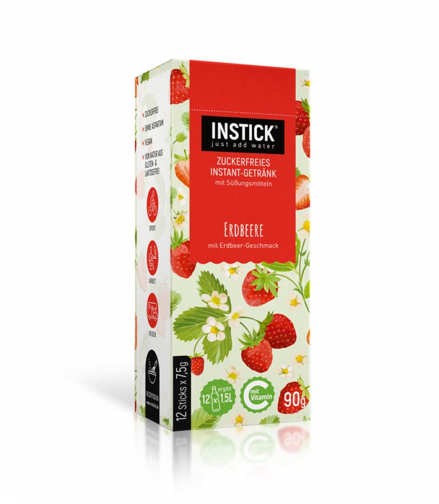 INSTICK Erdbeere fr 12 x 1,5 L