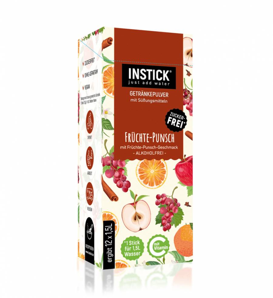 INSTICK Früchte-Punsch für 12 x 1,5 L