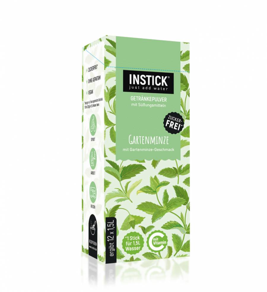 INSTICK Gartenminze für 12 x 1,5 L