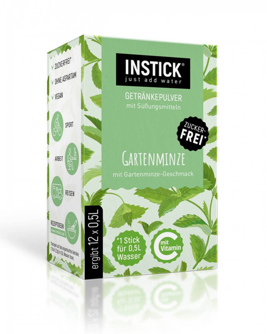INSTICK Gartenminze 12-er Packung (für 12 x 0,5 L)