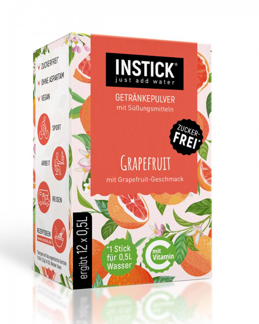 INSTICK Grapefruit für 12 x 0,5 L