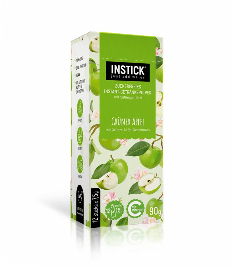 INSTICK Grüner Apfel für 12 x 1,5 L