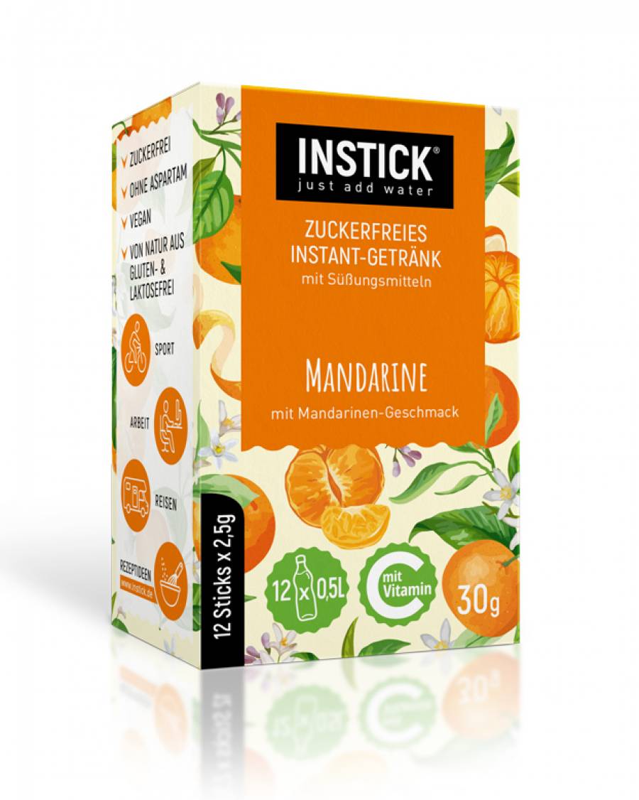 INSTICK Mandarine für 12 x 0,5 L