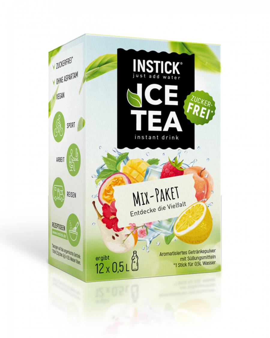 INSTICK Mix-Paket Eisteesorten f�r 12 x 0,5 L