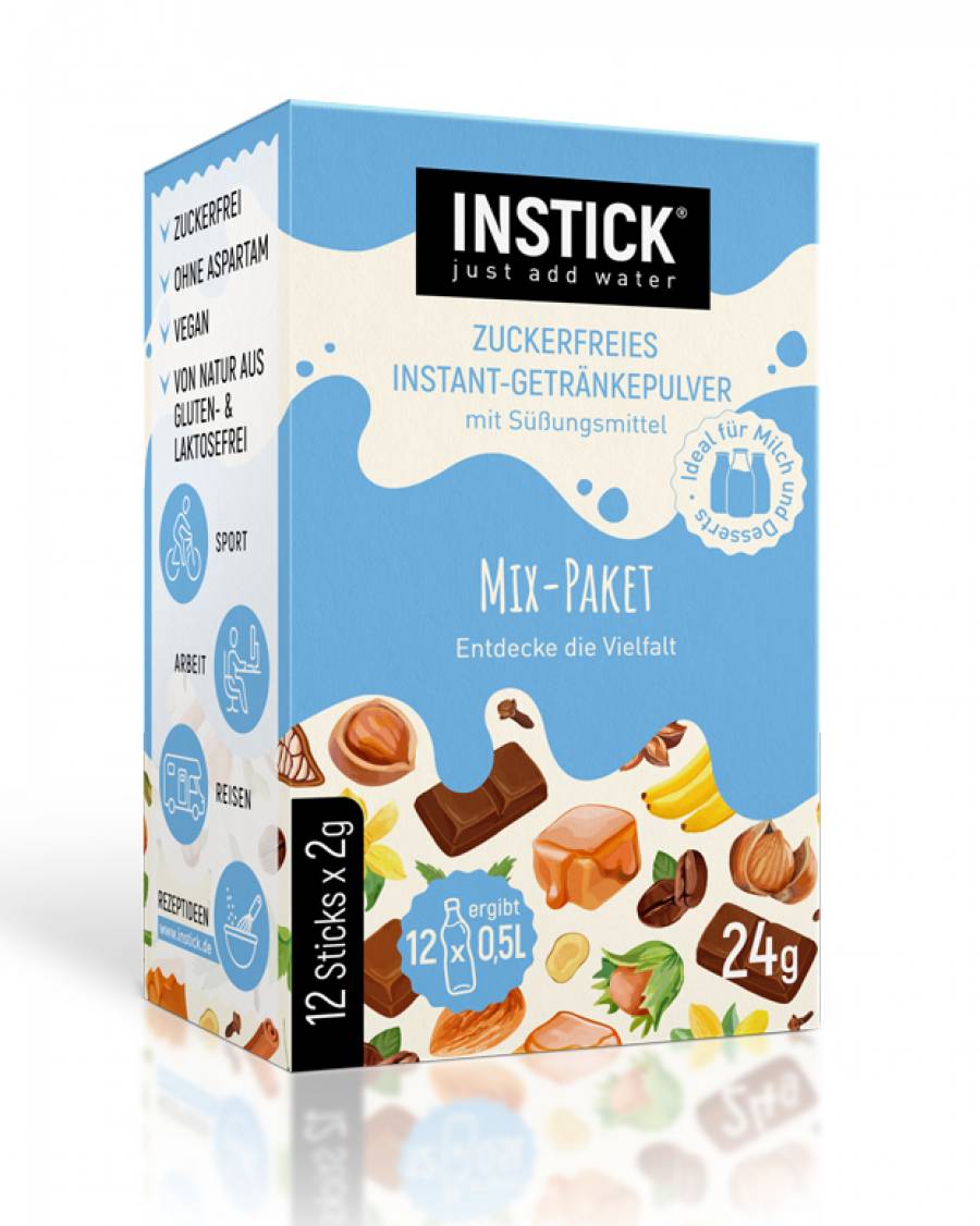 INSTICK Mix-Paket Milchsorten für 12 x 0,5 L