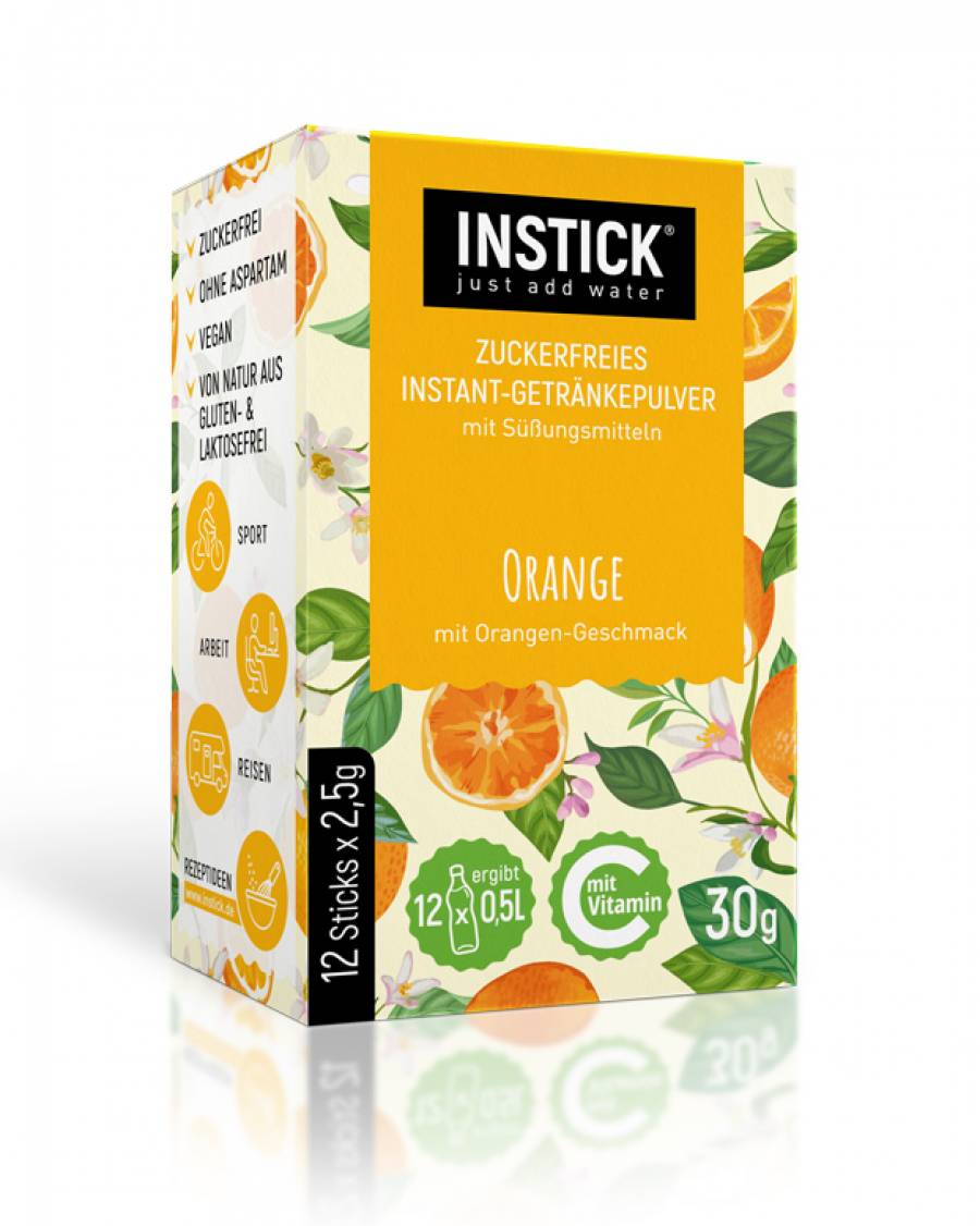 INSTICK Orange 12-er Packung (für 12 x 0,5 L)