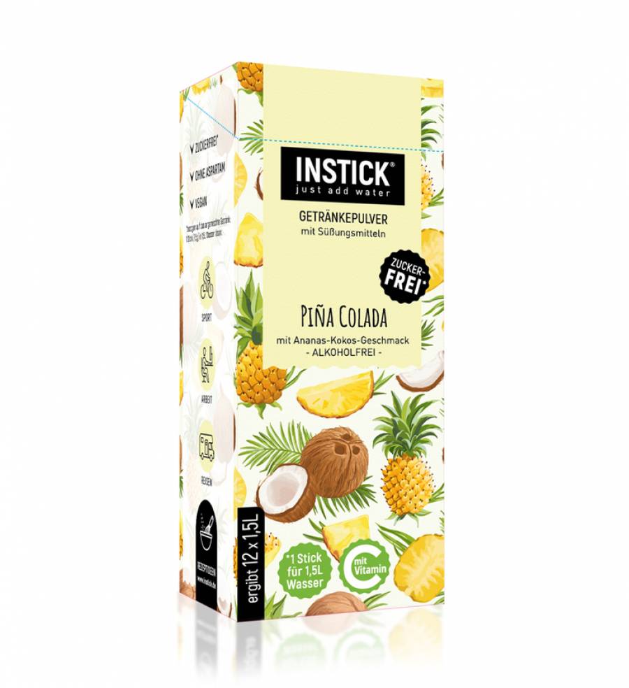 INSTICK Piņa Colada 12-er Packung (für 12 x 1,5 L)