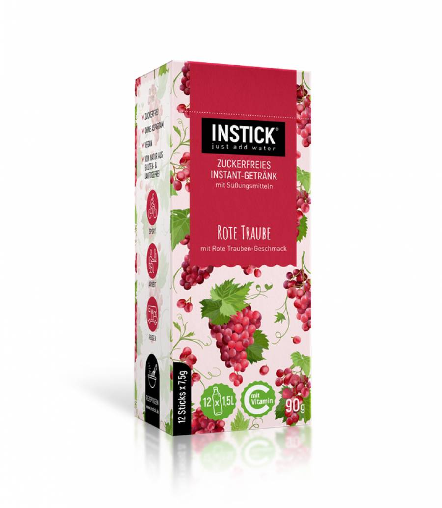 INSTICK Rote Traube für 12 x 1,5 L