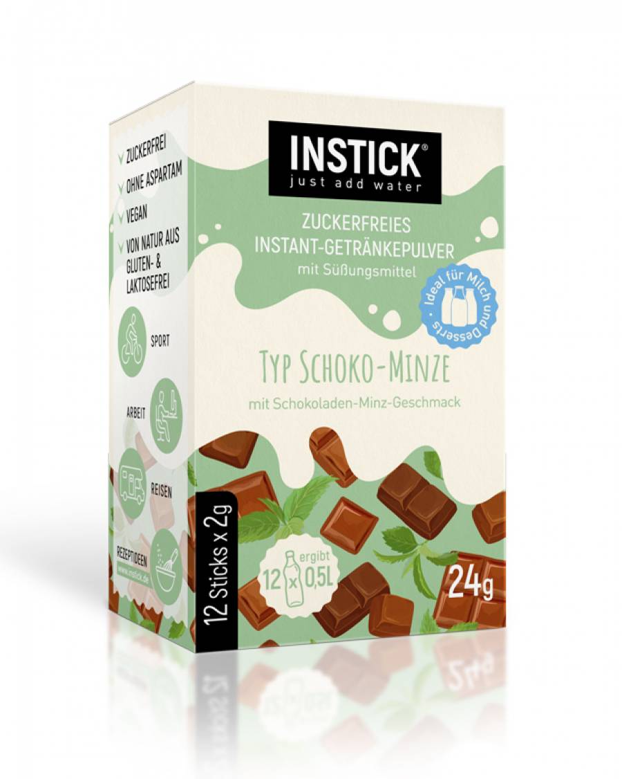 INSTICK Typ Schoko-Minze fr 12 x 0,5 L