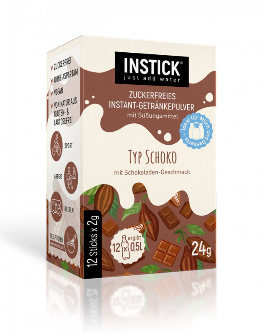 INSTICK Typ Schoko für 12 x 0,5 L
