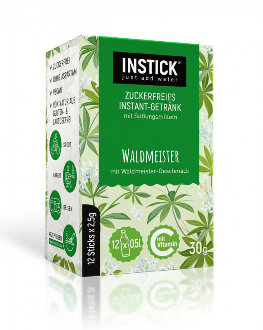 INSTICK Waldmeister 12-er Packung (für 12 x 0,5 L)