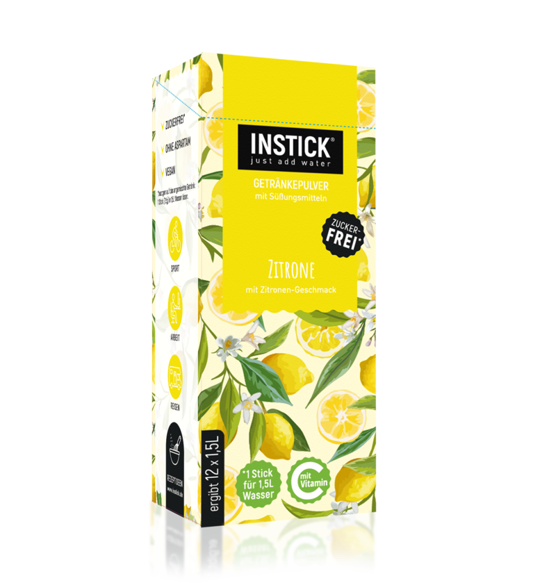 INSTICK Zitrone für 12 x 1,5 L
