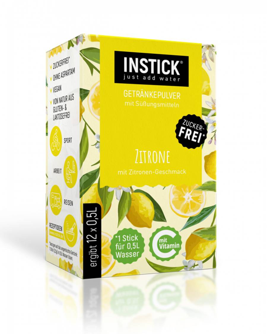 INSTICK Zitrone für 12 x 0,5 L