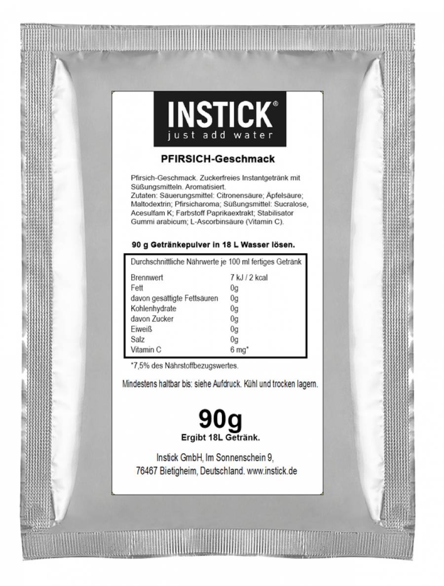 INSTICK Pfirsich 90g Packung (für 18 L)
