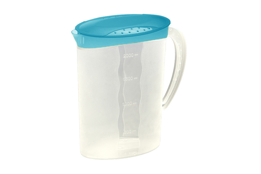 Kanne Blau Fassungsvermögen 2 Liter